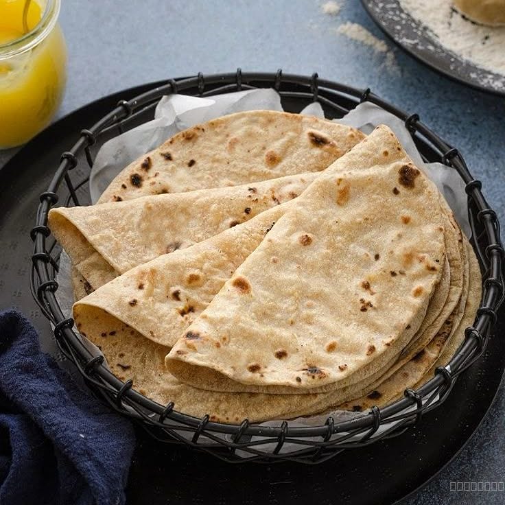 Plain phulka roti (5)