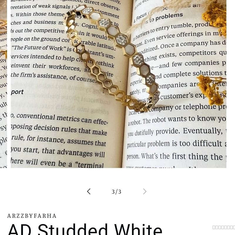 AD studded bracelet  - 2