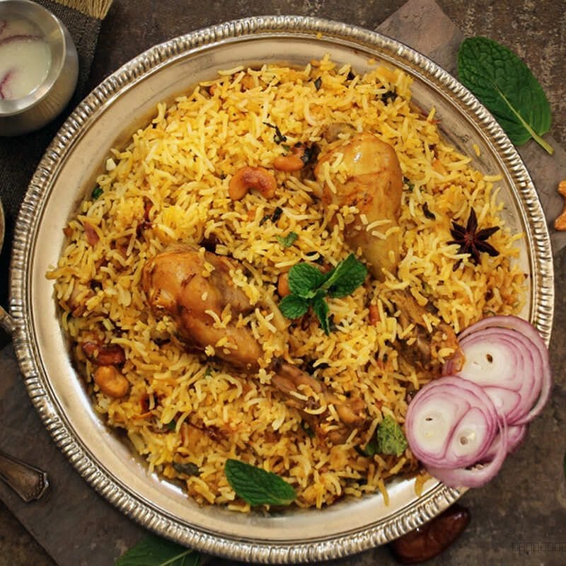 CHICKEN DUM BIRYANI 