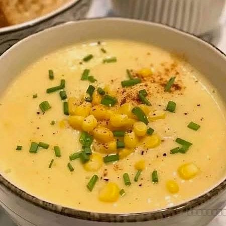 CREAM OF MUSHROOM & CORN SOUP