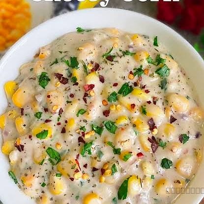 CHEESY CREAM CORN
