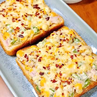 CHEESY CORN BREAD TOAST(2pcs)