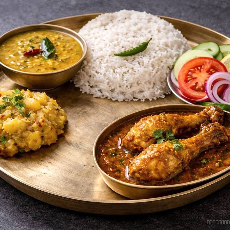 CHICKEN THALI 