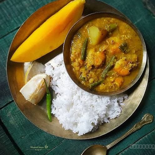 CHINGUDI DALMA & WHITE RICE