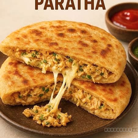 CHICKEN CHEESE PARATHA