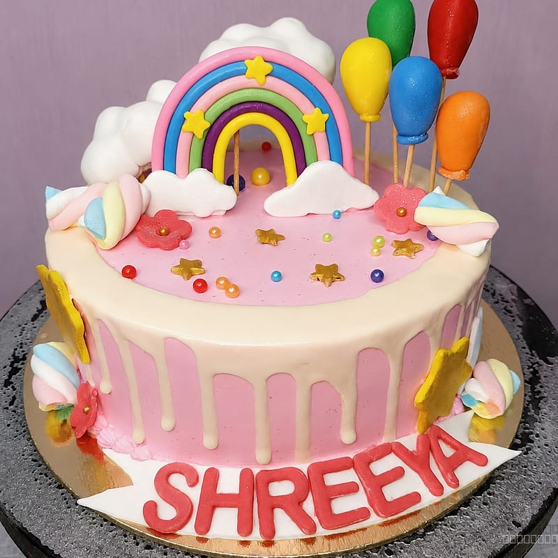 Rainbow Design Cake