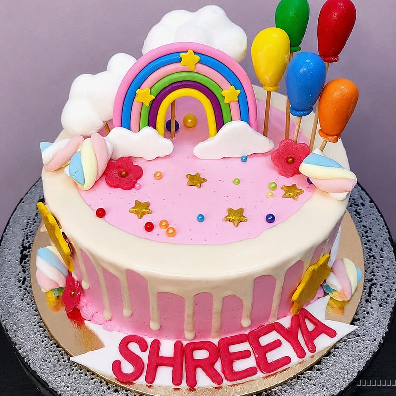 Rainbow Design Cake