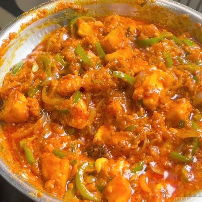 (Dinner)Paneer bhuna masala 