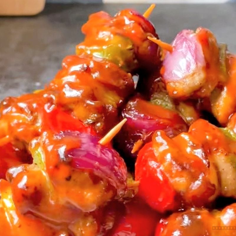 Chicken shashlik (8 pieces) 