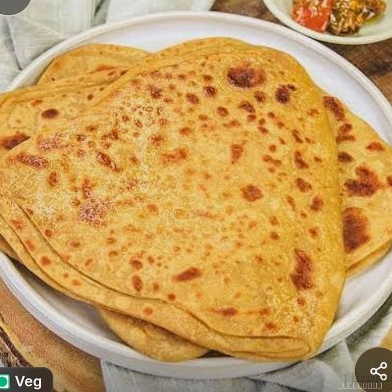  Paratha(4) with Aloo curry